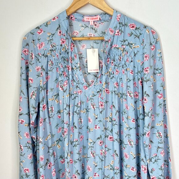 Renamed Dainty Floral Boho Tunic or Mini Dress Size Medium Country NEW NWT* H75 - Picture 8 of 16